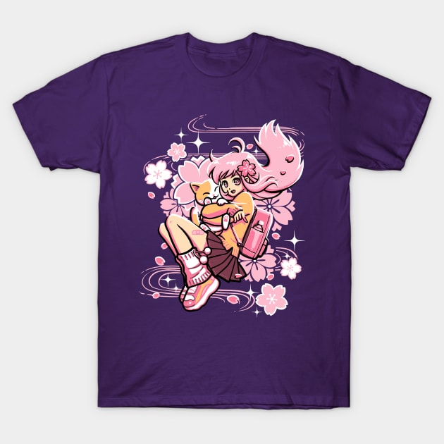 Sakura T-Shirt by Pixeleyebat